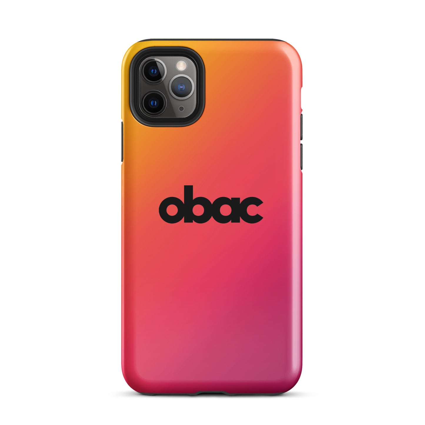 OBAC Gradient Tough Case for iPhone - Black Logo