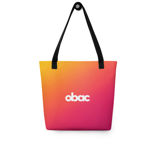 OBAC Gradient Tote bag - White Logo