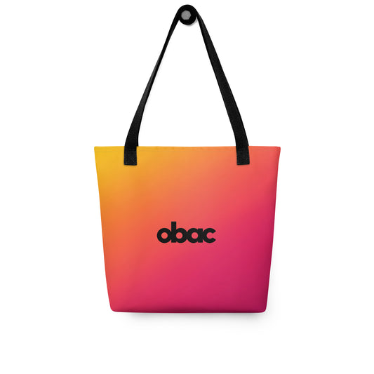 OBAC Gradient Tote bag - Black Logo