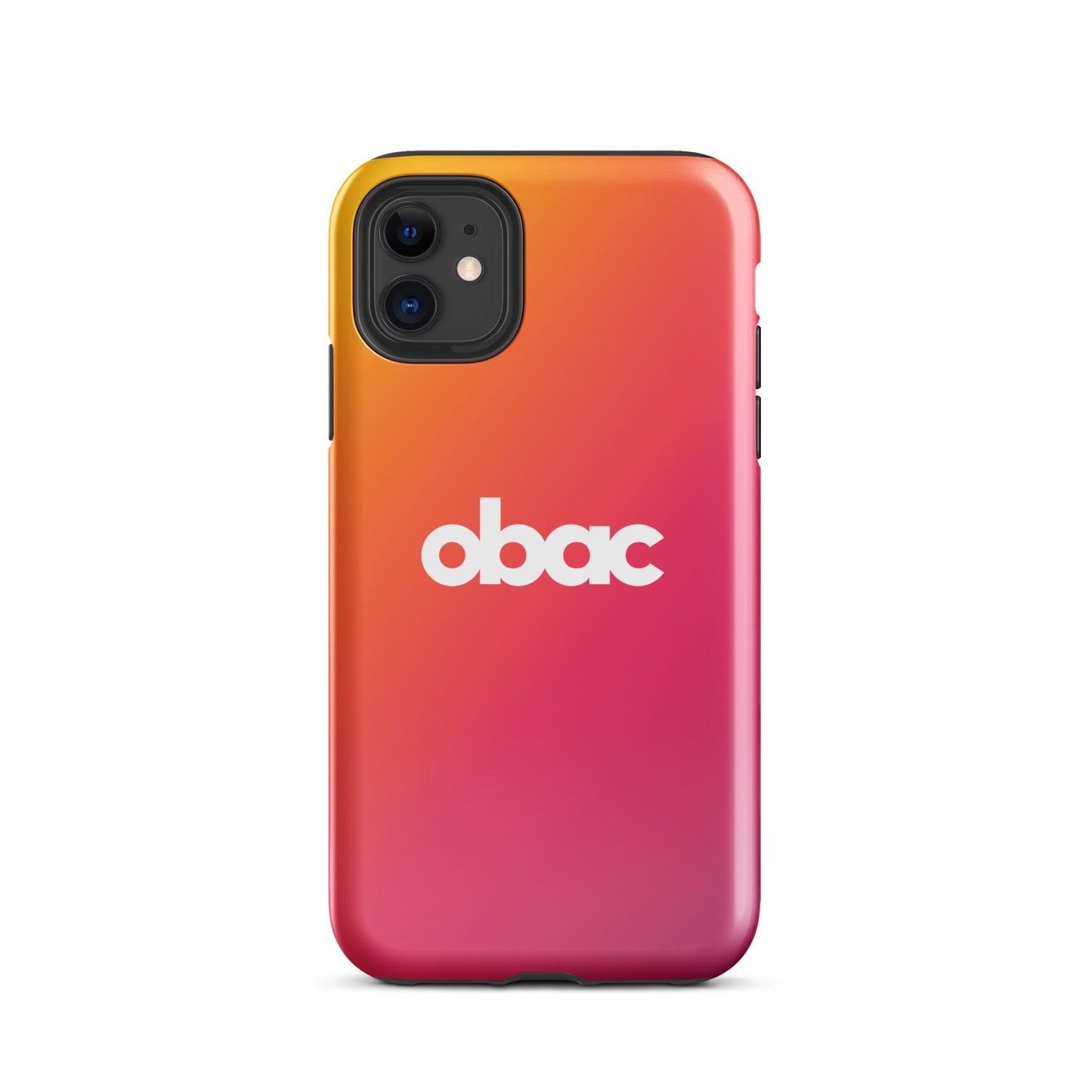 OBAC Gradient Tough Case for iPhone - White Logo