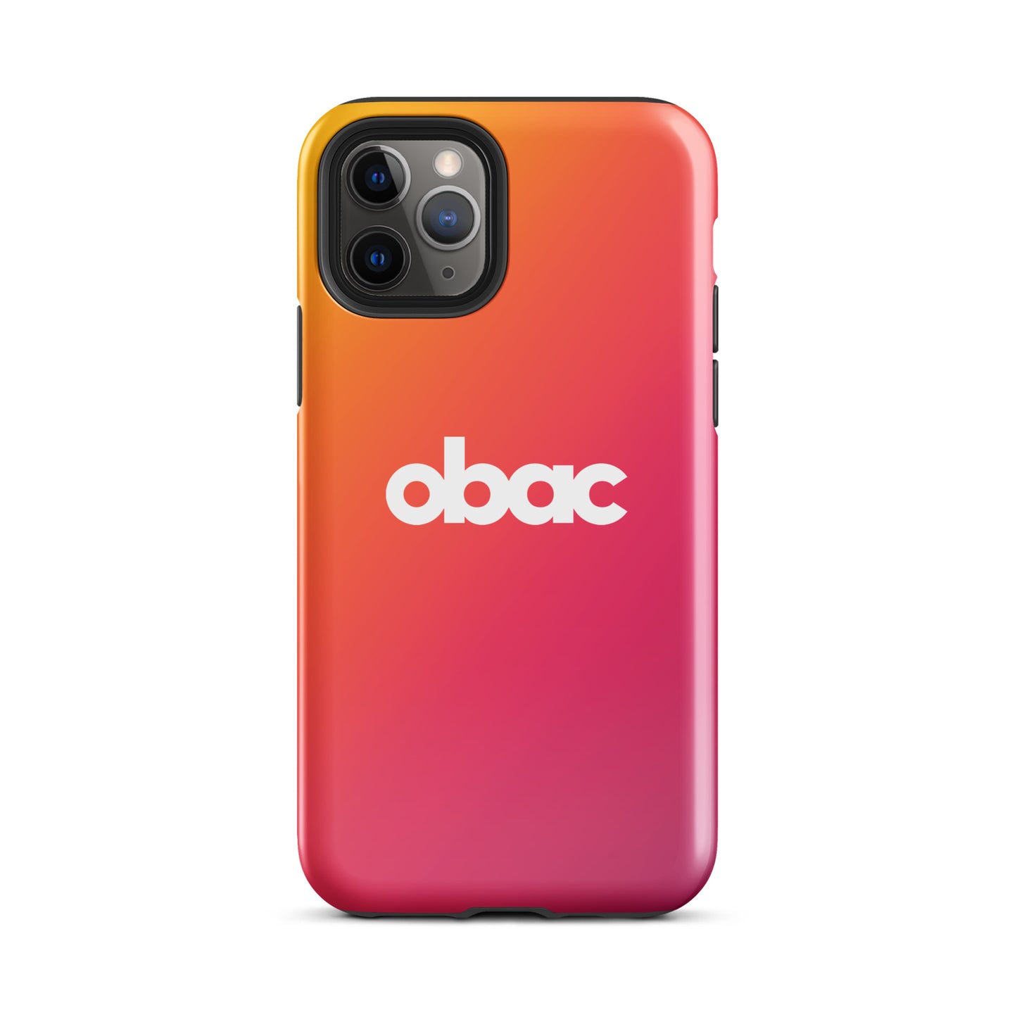 OBAC Gradient Tough Case for iPhone - White Logo