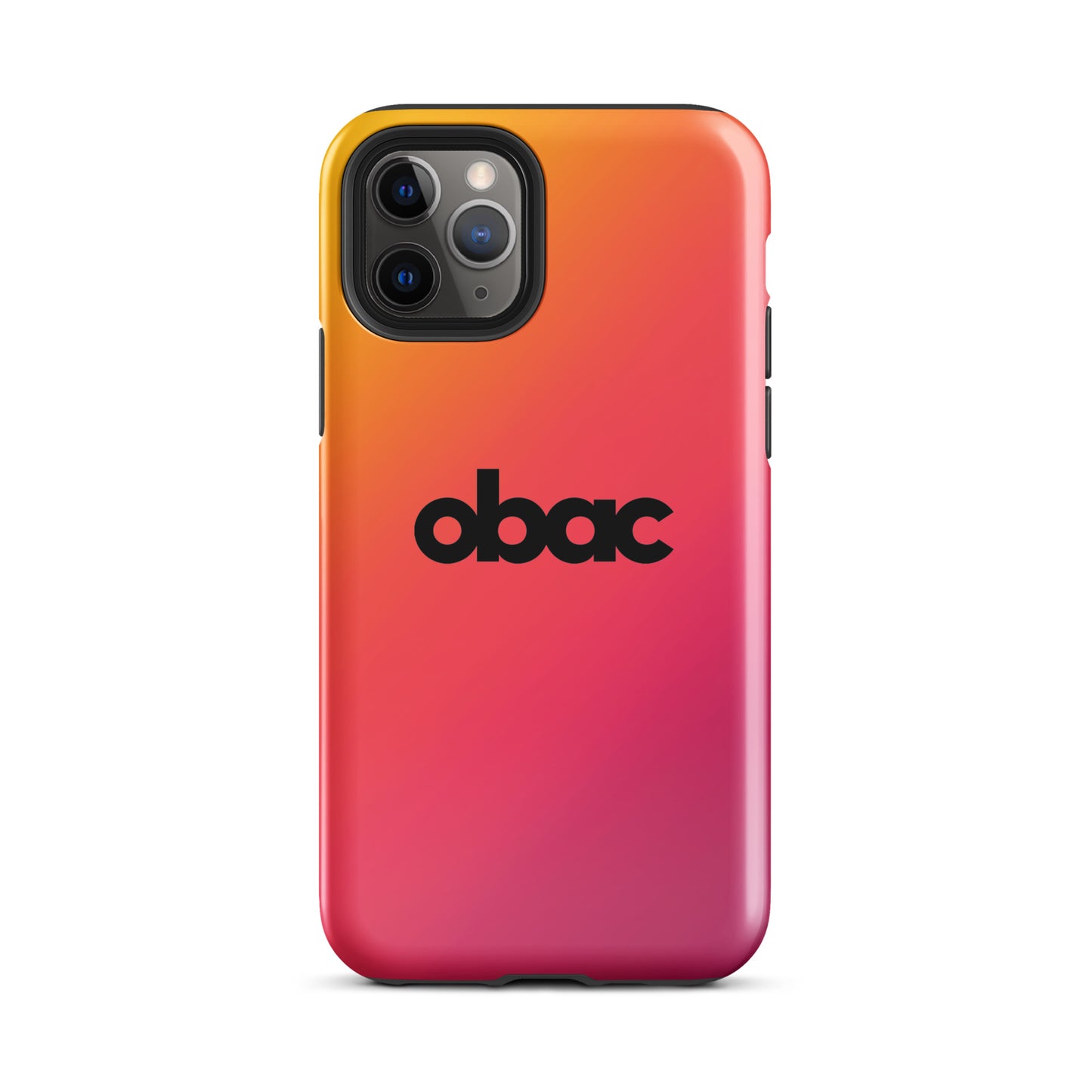 OBAC Gradient Tough Case for iPhone - Black Logo