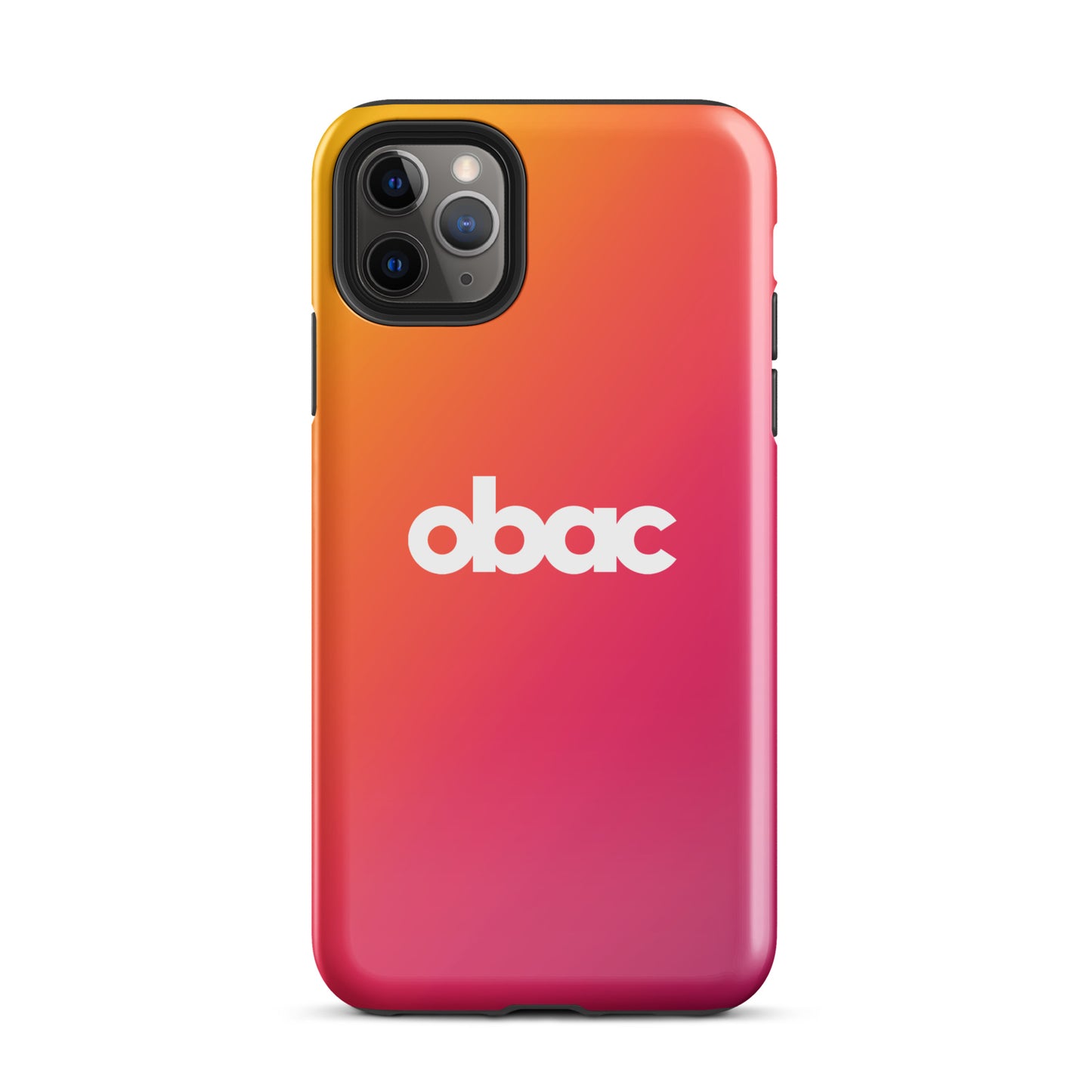 OBAC Gradient Tough Case for iPhone - White Logo