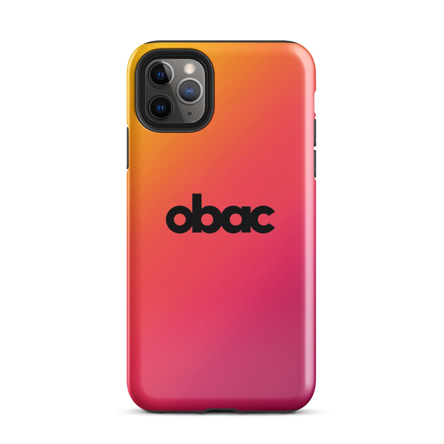 OBAC Gradient Tough Case for iPhone - Black Logo