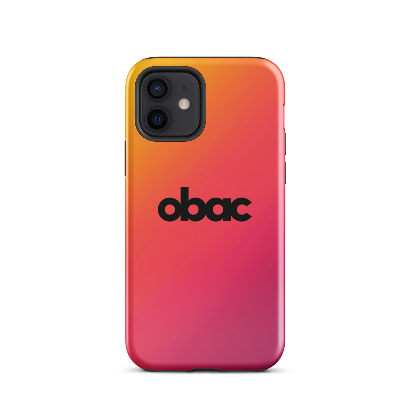 OBAC Gradient Tough Case for iPhone - Black Logo