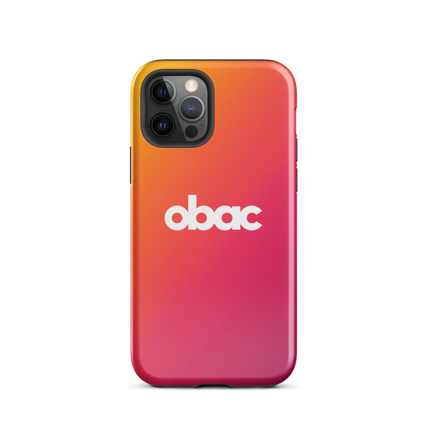 OBAC Gradient Tough Case for iPhone - White Logo