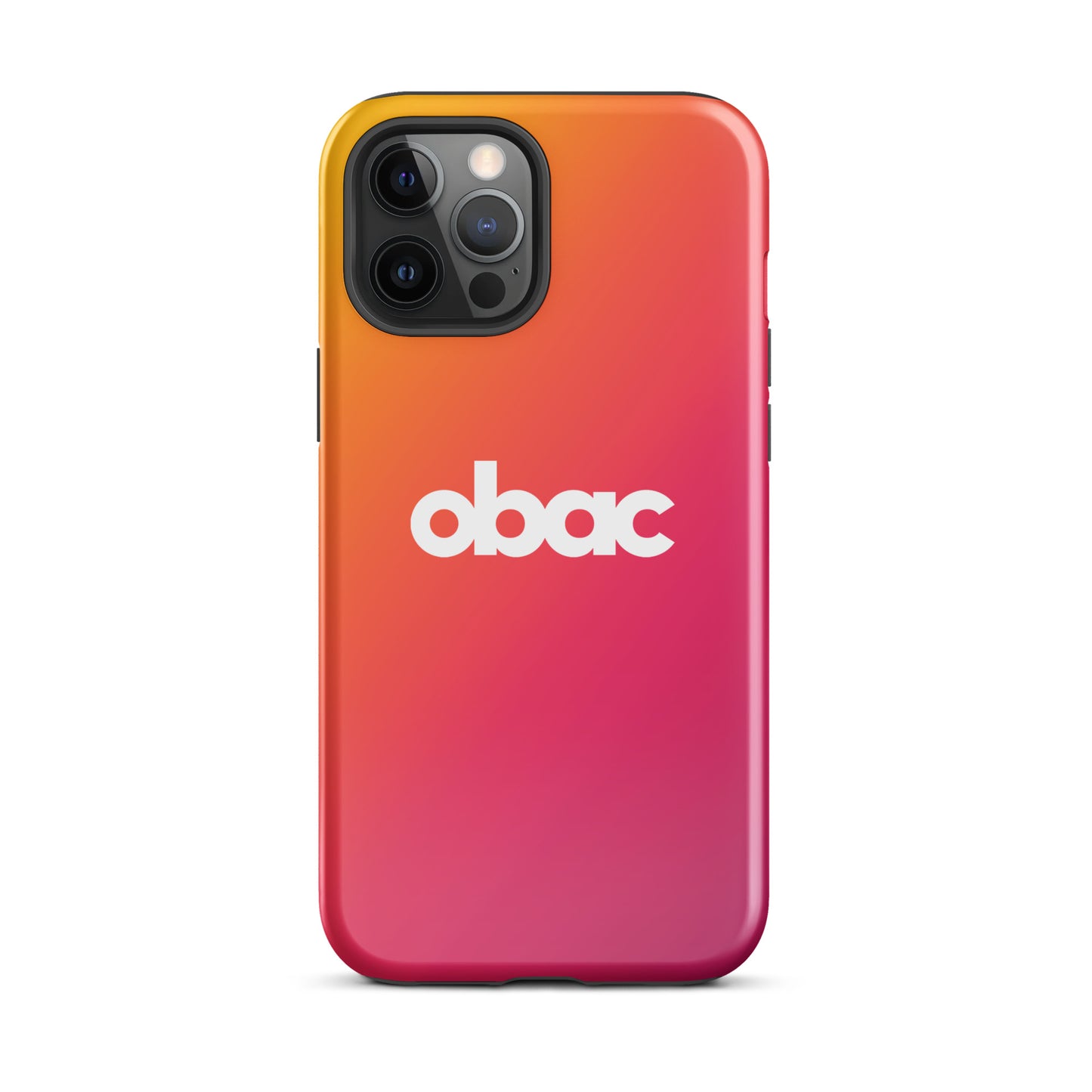 OBAC Gradient Tough Case for iPhone - White Logo