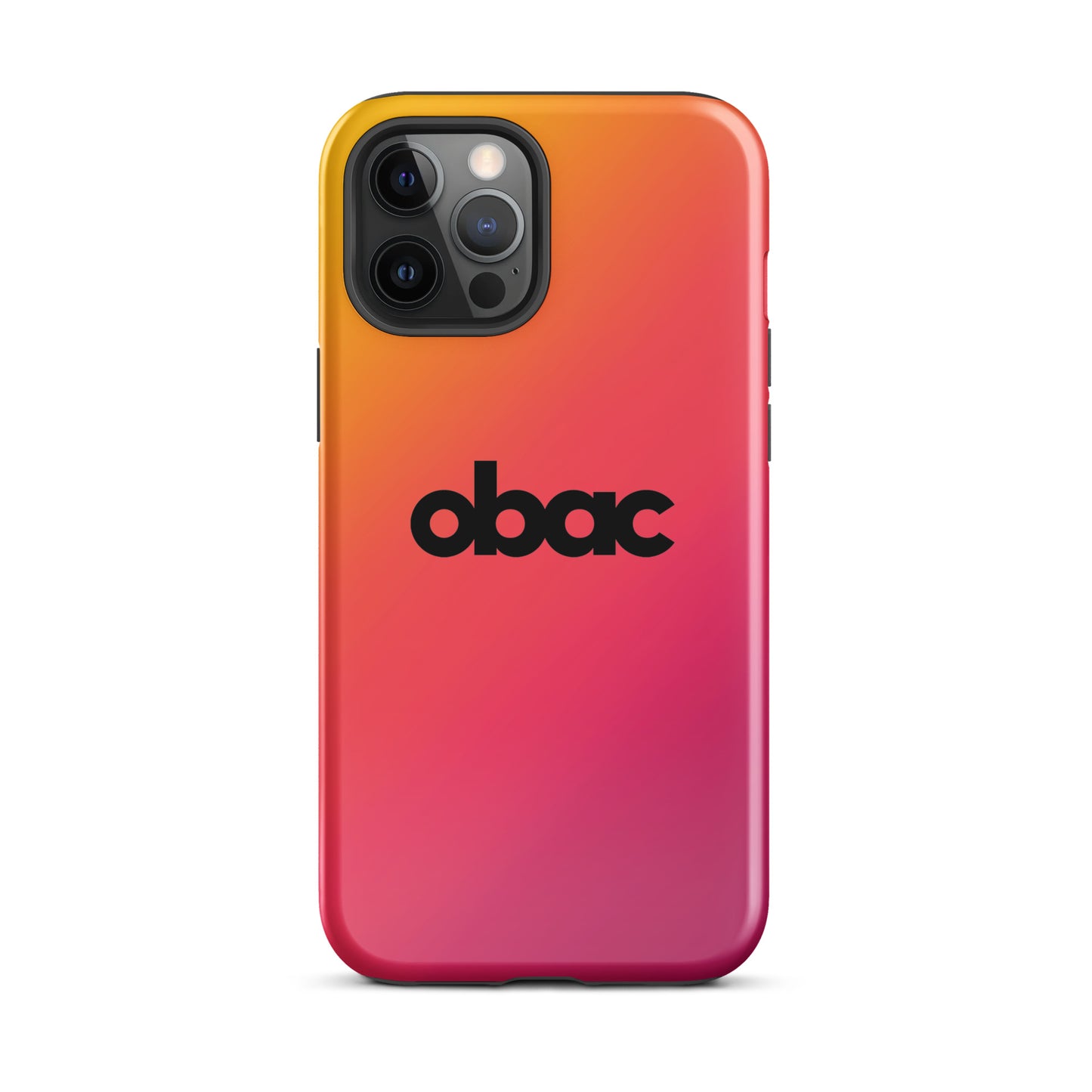 OBAC Gradient Tough Case for iPhone - Black Logo