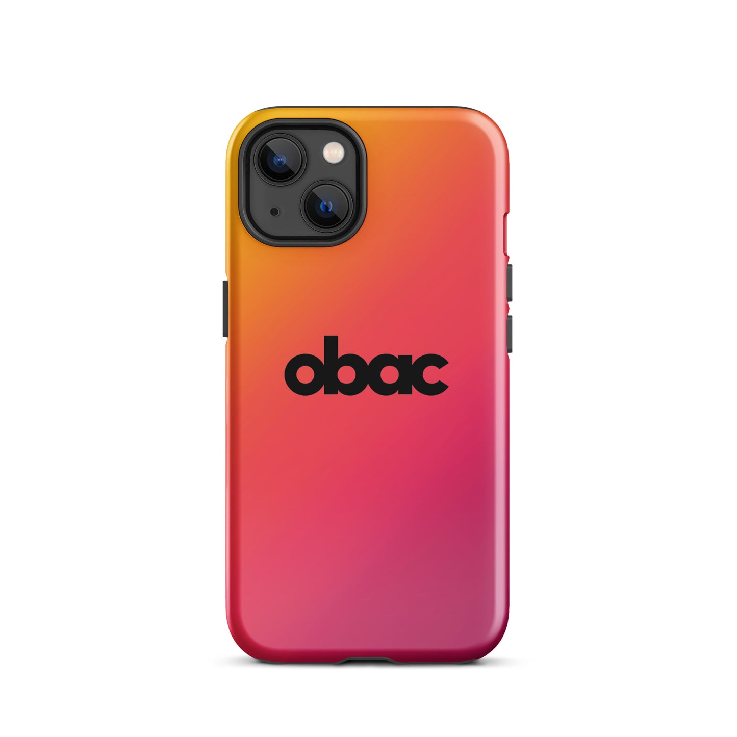 OBAC Gradient Tough Case for iPhone - Black Logo