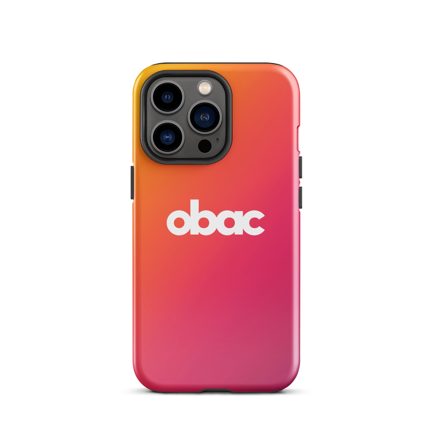 OBAC Gradient Tough Case for iPhone - White Logo