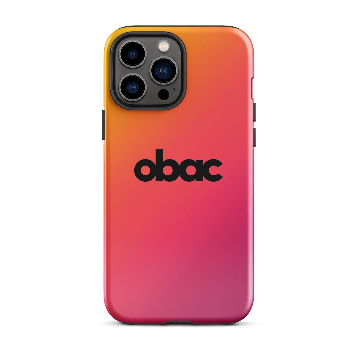 OBAC Gradient Tough Case for iPhone - Black Logo