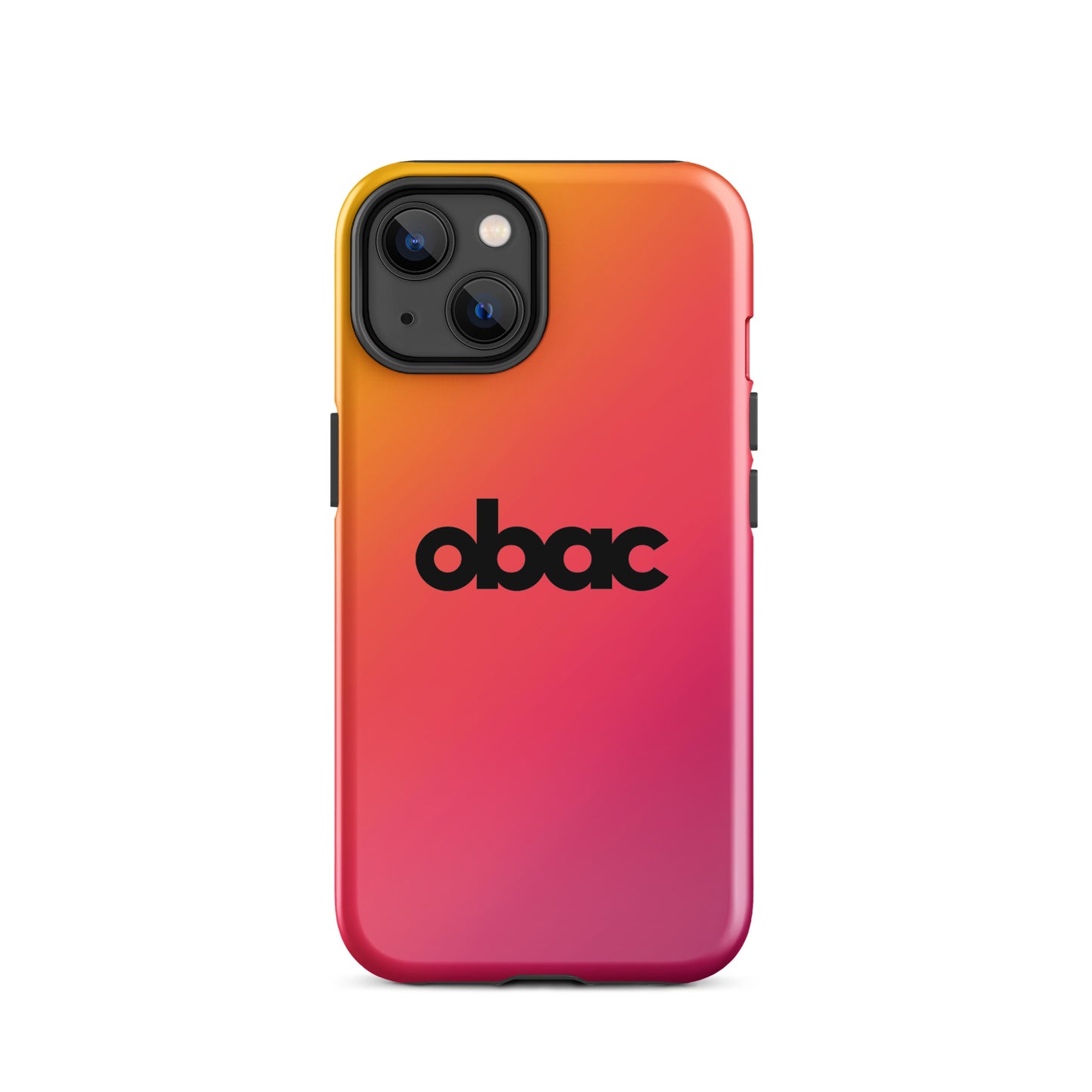 OBAC Gradient Tough Case for iPhone - Black Logo