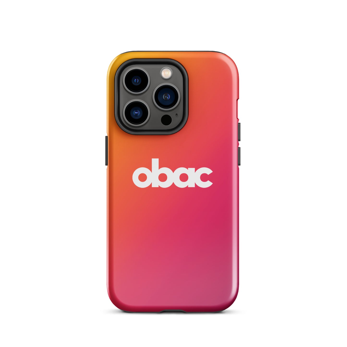 OBAC Gradient Tough Case for iPhone - White Logo