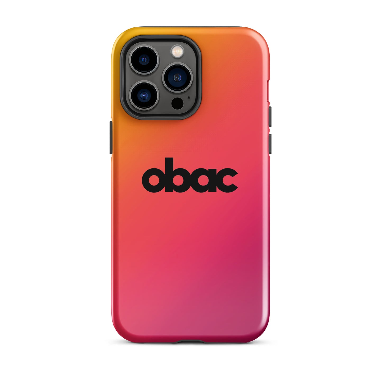 OBAC Gradient Tough Case for iPhone - Black Logo