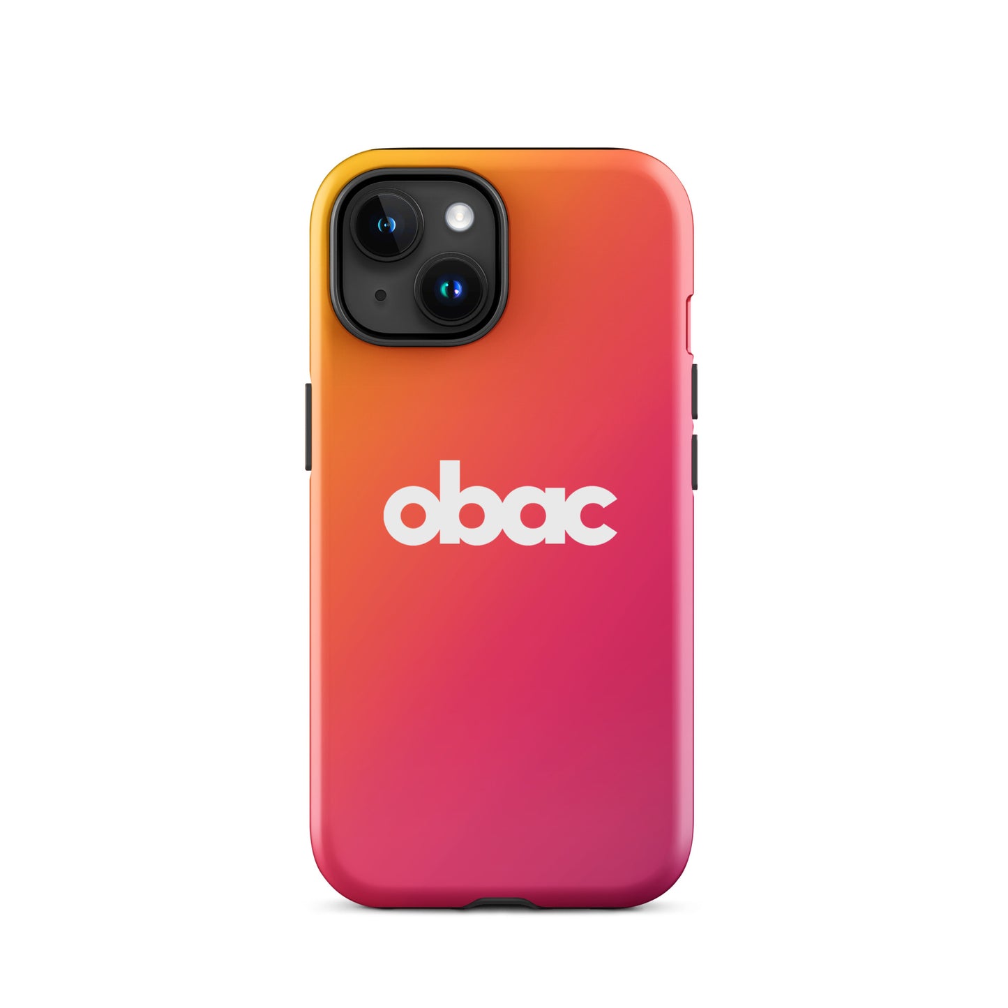 OBAC Gradient Tough Case for iPhone - White Logo