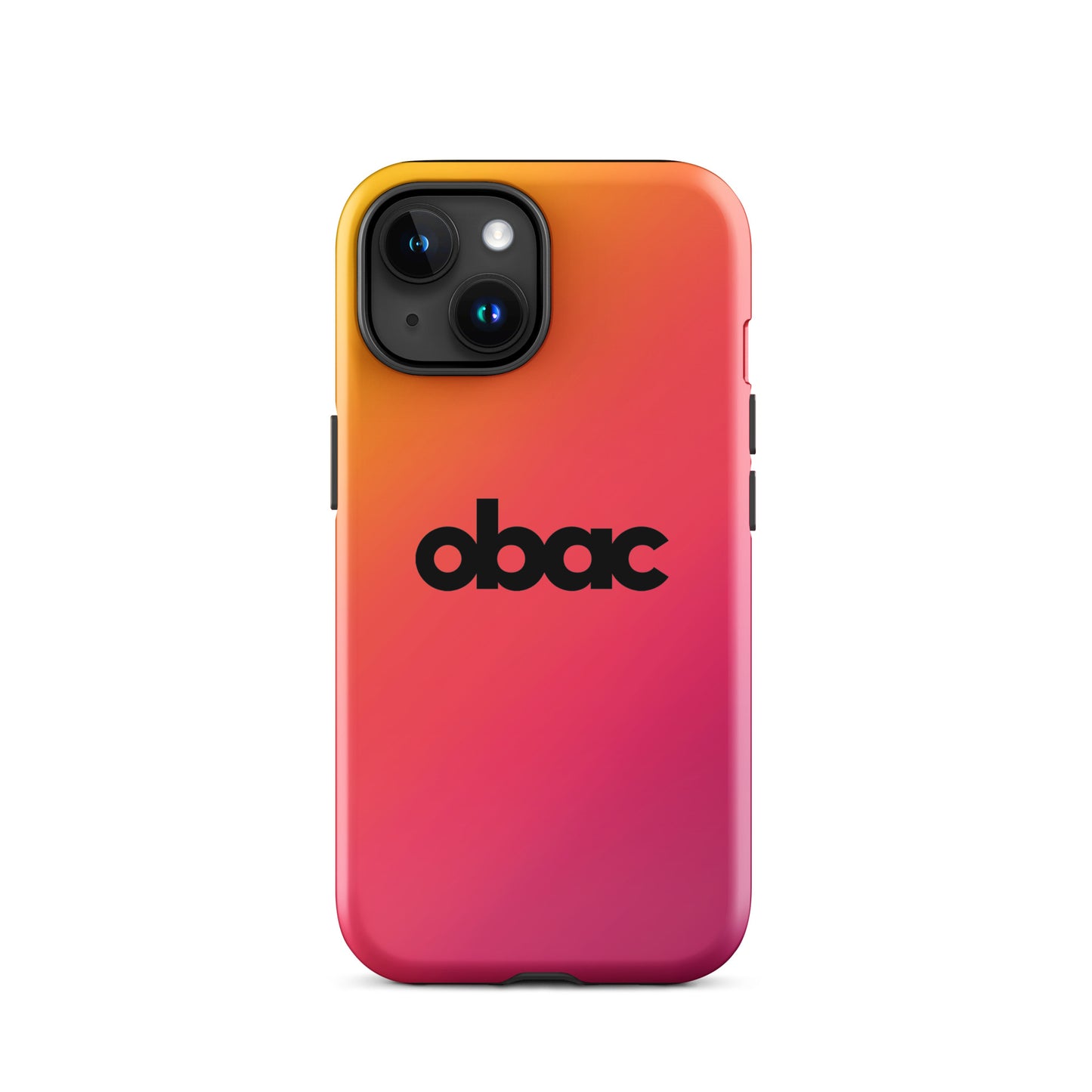 OBAC Gradient Tough Case for iPhone - Black Logo