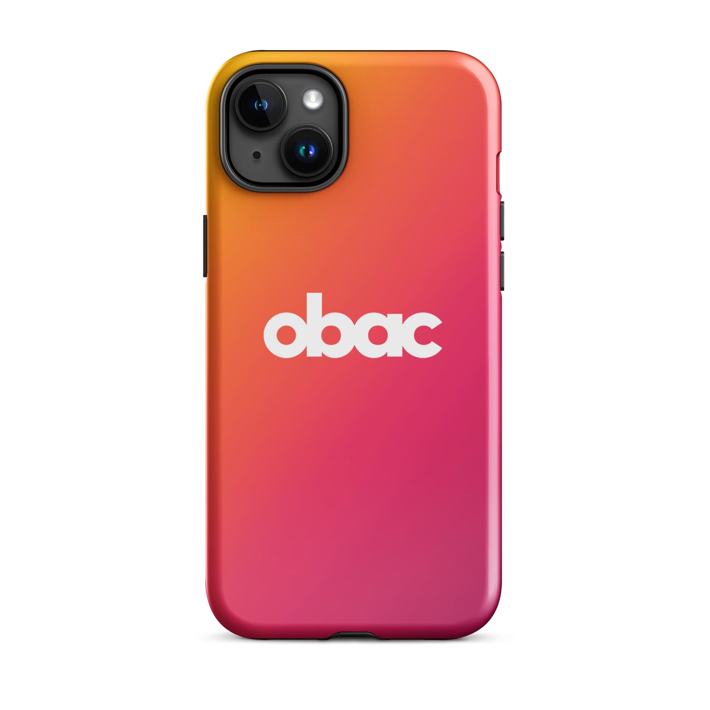 OBAC Gradient Tough Case for iPhone - White Logo