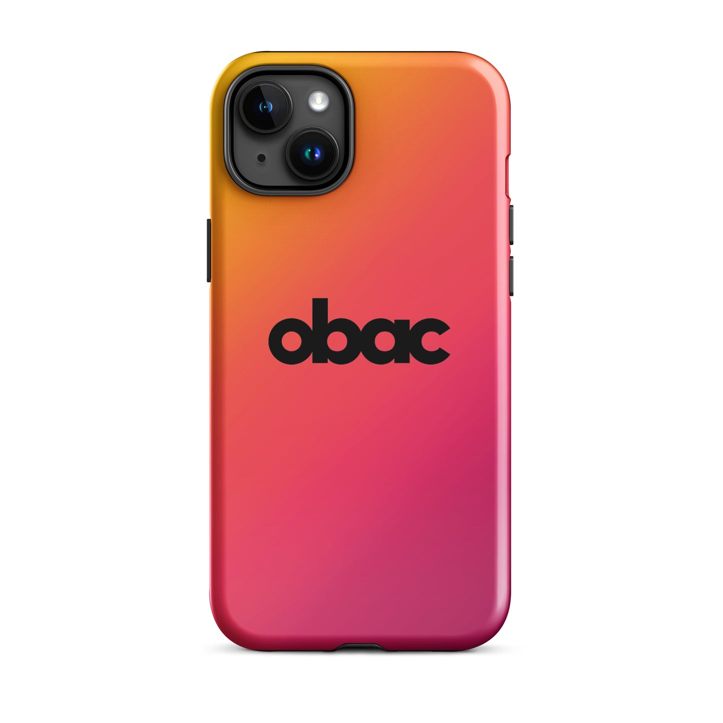 OBAC Gradient Tough Case for iPhone - Black Logo