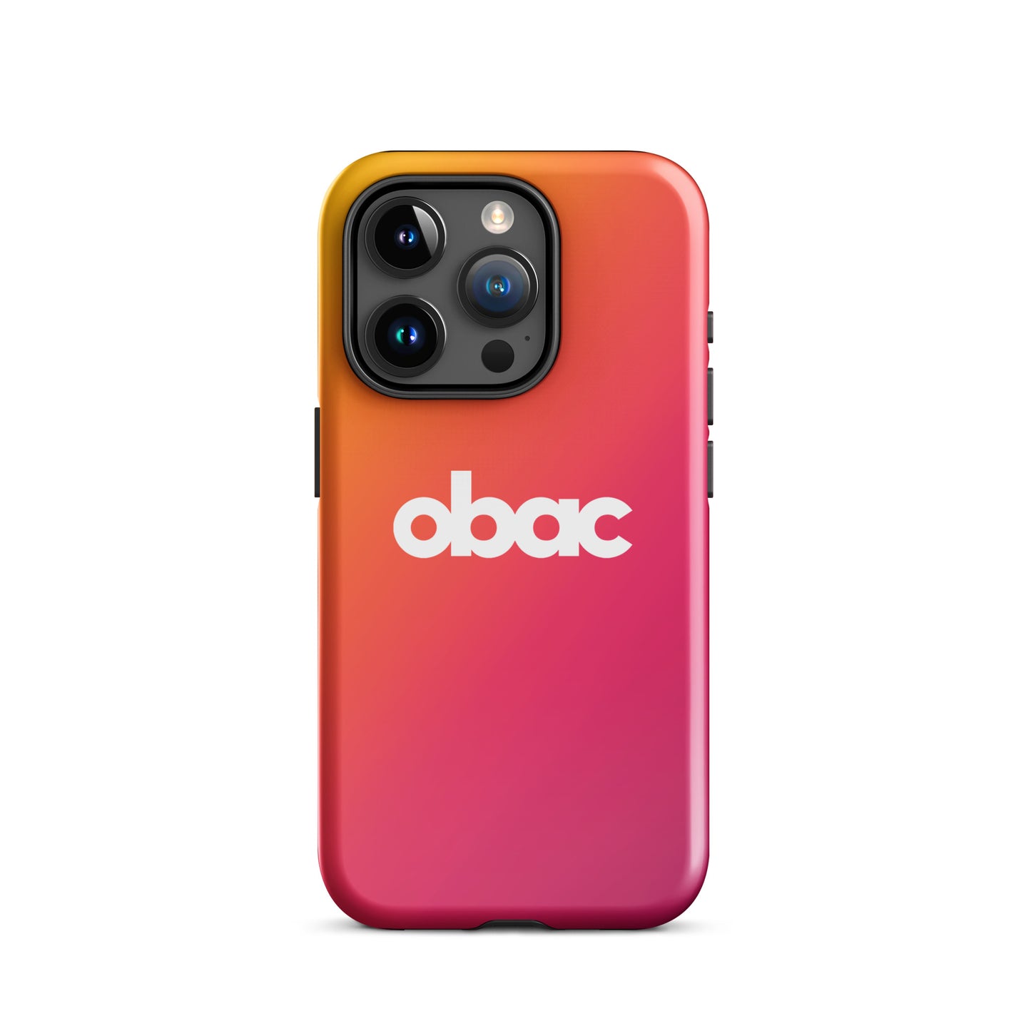 OBAC Gradient Tough Case for iPhone - White Logo