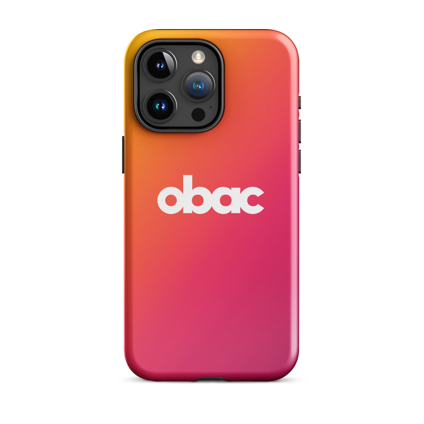 OBAC Gradient Tough Case for iPhone - White Logo